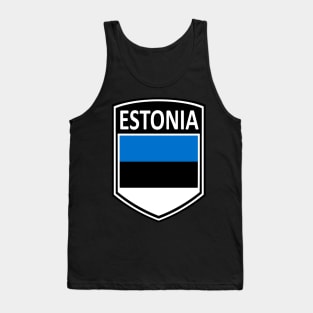 Flag Shield - Estonia Tank Top